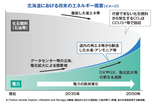 将来のエネルギー需要のイメージ