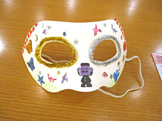 実験工作教室(ハロウィンマスク作り)