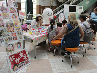 とまりん館「夏休みイベント」の様子