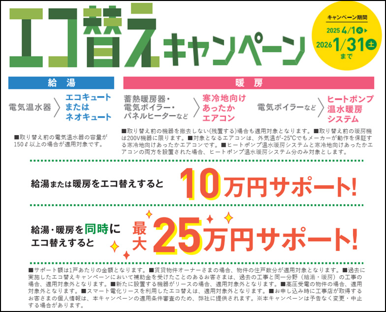 エコ替えキャンペーン2025