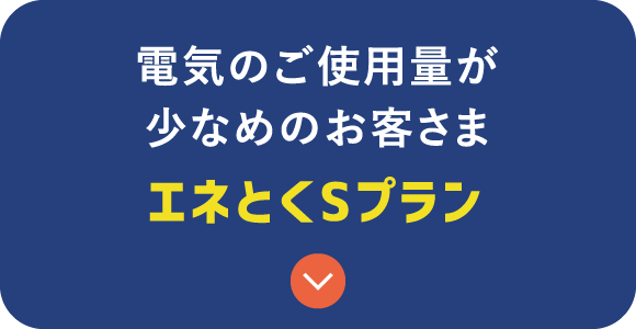 電気のご使用量が少なめのお客さま エネとくSプラン